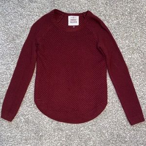Burgundy Sweater